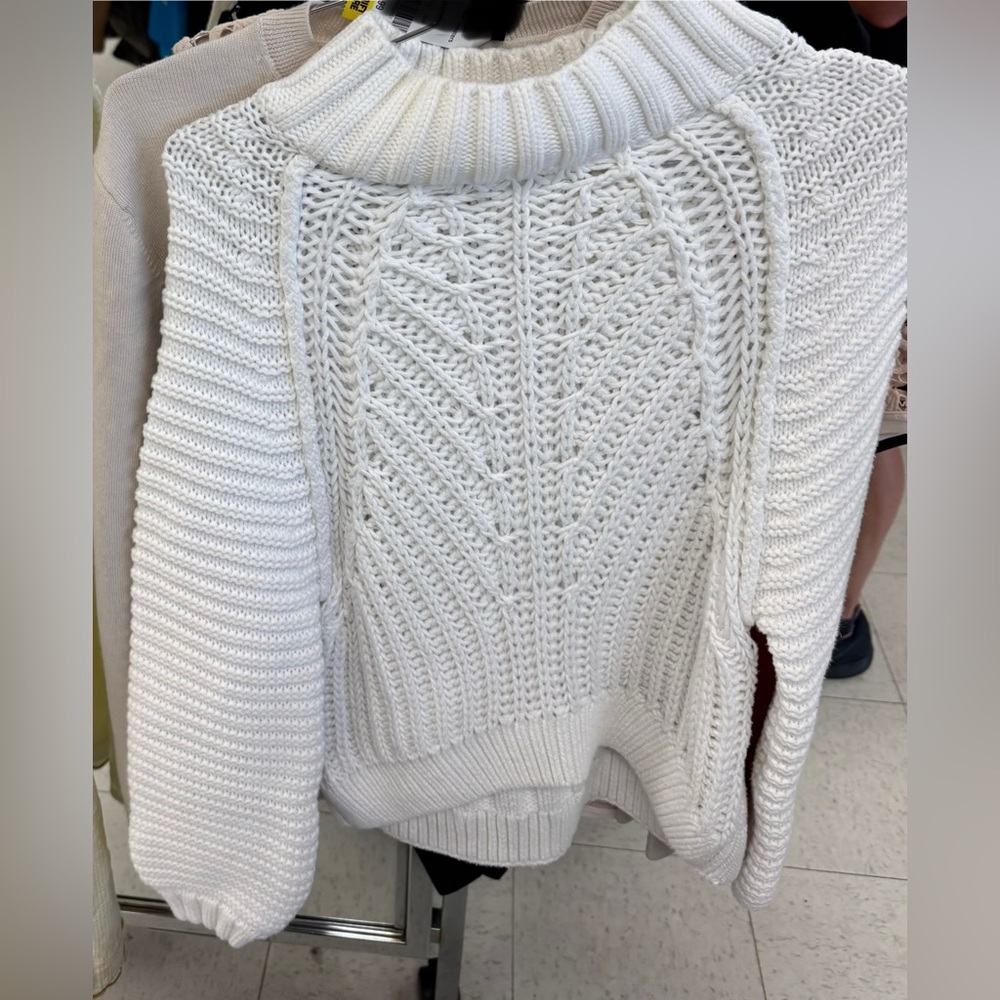 Cozy White Turtleneck Sweater